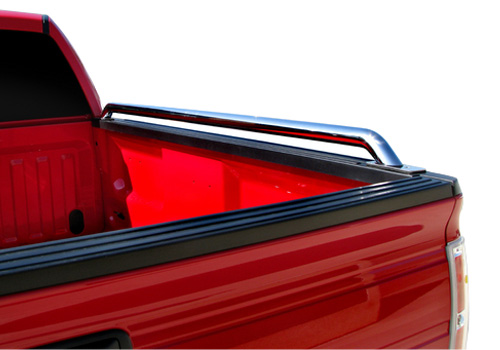Steelcraft Polished Stainless Steel Bed Rails 02-08 Dodge Ram SB - Click Image to Close